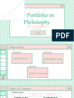 Philosophy E Portfolio