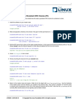 Exercise 9.2: Creating A Persistent NFS Volume (PV)