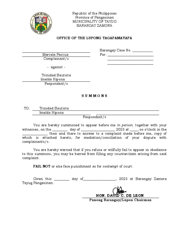 Summon | PDF | Constitutional Law | Public Sphere