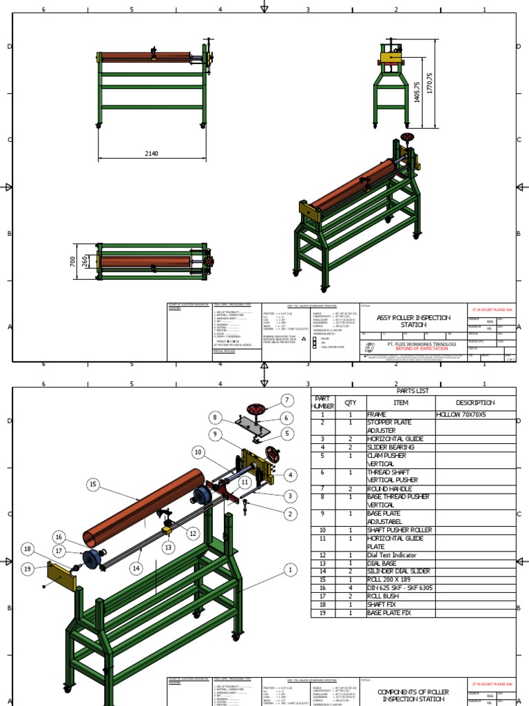 Roller Inspection Station | PDF | Secondary Sector Of The Economy