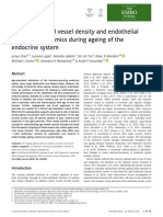 Decreased Blood Vessel Density and Endothelial Cell Subset Dynamics During Ageing of The Endocrine System