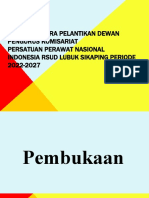 Power Point Susunan Acara Pelantikan Ppni