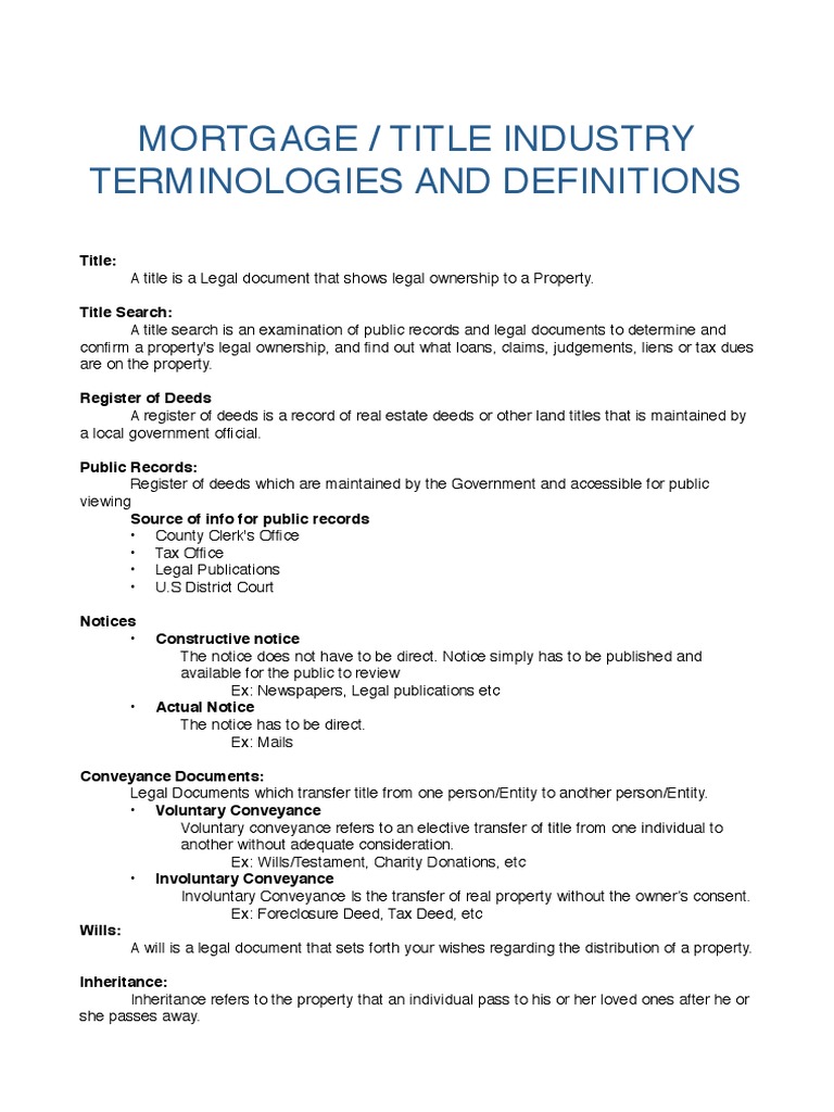 Title Search Training Manual V1 Pdf Mortgage Law Concurrent Estate
