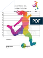 Planilla de Futbol
