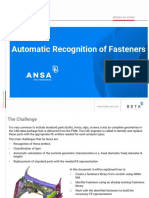 Automatic Recognition of Fasteners