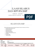 Menelaah Silabus Dan RPP Ipa SMP