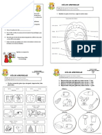 Guía de Aprendizaje: 1. Identifica Las Partes de Tu Boca y Sigue Las Instrucciones