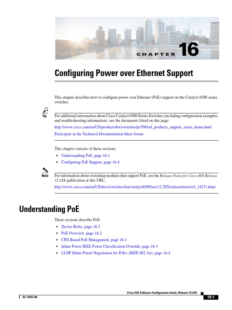 Power Over Ethernet | PDF | Network Switch | Information And