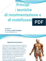 Principi e Tecniche Di Movimentazione e Mobilizzazione 2020