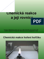 Chemická Reakce A Její Rovnice