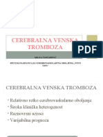 Cerebralna Venska Tromboza: Milica Čančarević Specijalna Bolnica Za Cerebrovaskulartna Oboljenja Sveti Sava"