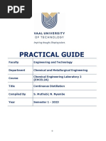 Continuous Distillation Practical Guide - 2022 PDF