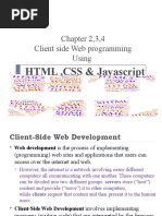 FIP Chap 2,3 and 4 - Client-Side Internet Programming