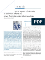 Basic Research: Pathophysiological Aspects of Diversity in Neuronal Inhibition: A New Benzodiazepine Pharmacology