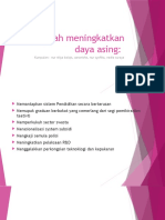 Langkah Meningkatkan Daya Asing:: Kumpulan: Nur Eliya Balqis, Azranisha, Nur Syafika, Nadia Suraya