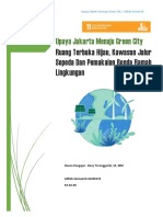 Upaya Jakarta Menuju Green City: Ruang Terbuka Hijau, Kawasan Jalur Sepeda Dan Pemakaian Benda Ramah Lingkungan