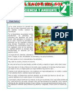 La Luz y El Calor Del Sol para Segundo Grado de Primaria
