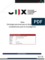 MISION CUMPLIDA Estrategia Personal para El Desarrollo de Competencias para La Investigacion