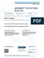 Certificato - Iso 9001