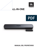 JBL - Bar 2.0 ALL-IN-ONE - Owner's Manual - ES