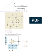 Dạng nhận biết mạch