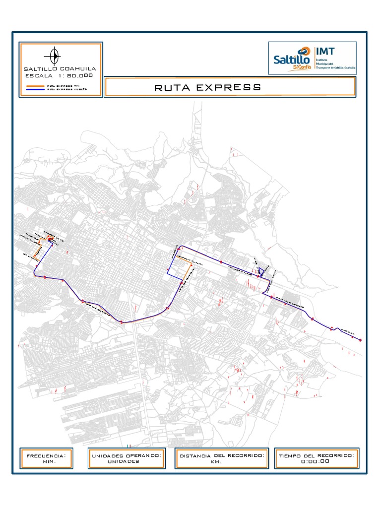 Recorrido Ruta Express Saltillo | PDF
