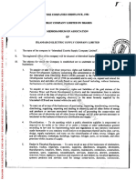 Memorandum and Articles