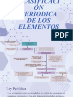 Clasificación Periodica de Los Elementos