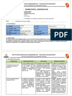 Informe Técnico Pedagógico 2022 Faustino Maldonado - Marleni 2022