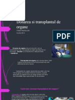 Donarea Si Transplantul de Organe