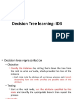 Decision Tree Learning: ID3