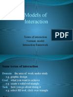 Models of Interaction