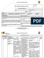 Annual Plan Curriculum Promotes English Language Skills