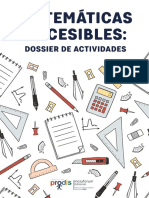 Matematicas Accesibles - Dossier de Actividades