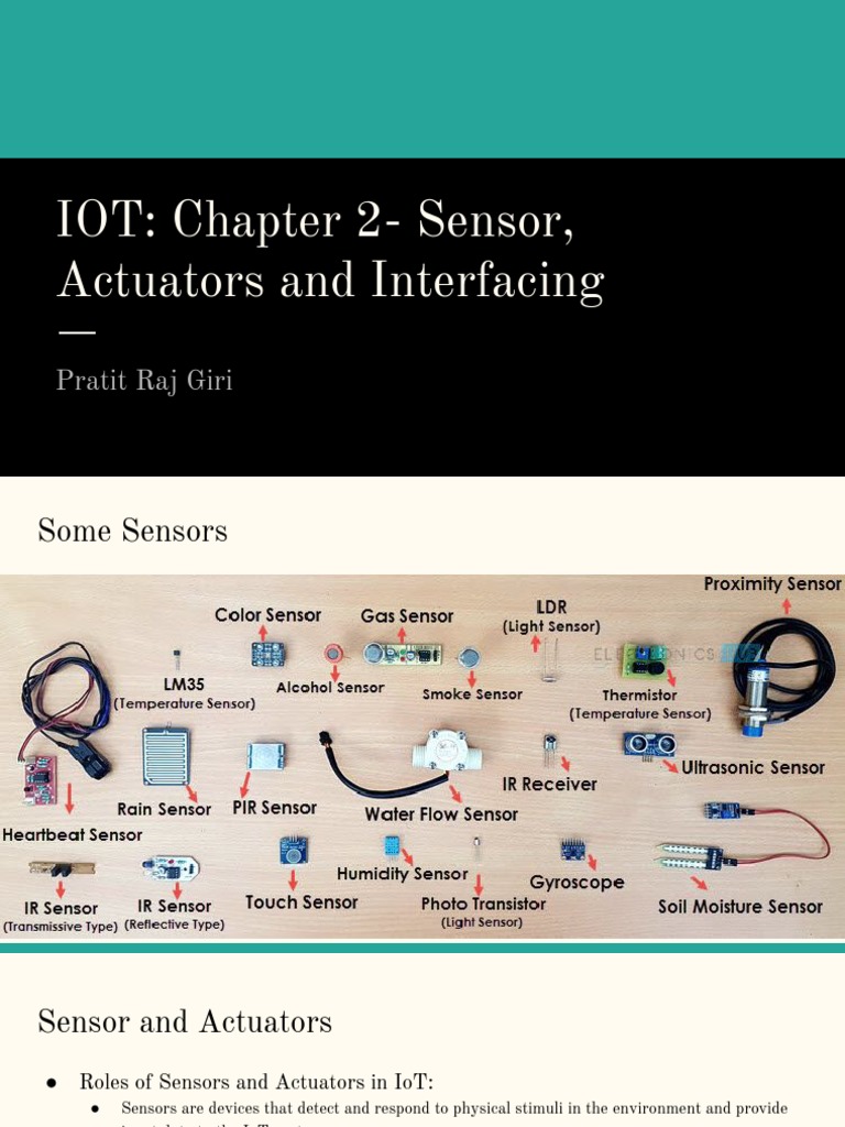 IOT - Chapter 2 - Sensor, Actuators and Interfacing | PDF | Computer ...