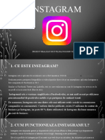 Instagram: Proiect Realizat de Evelina Pogorevici