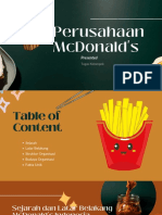 Analisis Komunikasi Organisasi Perusahaan McDonald's