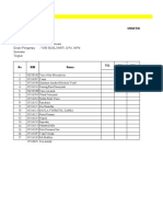 Daftar Hadir Mahasiswa Jurusan S1 Keperawatan Universitas Yatsi Madani - Tahun Akademik 2022/2023