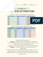 A Guide To Protein Estimation