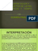 INTERPRETACION Y CONFLICTOS Derecho