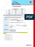 Taller Matemático - Sesión #5