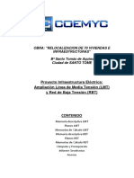 COEMYC SA - Proyecto LMT y RBT - Santo Tome COMPLETO R1 PDF