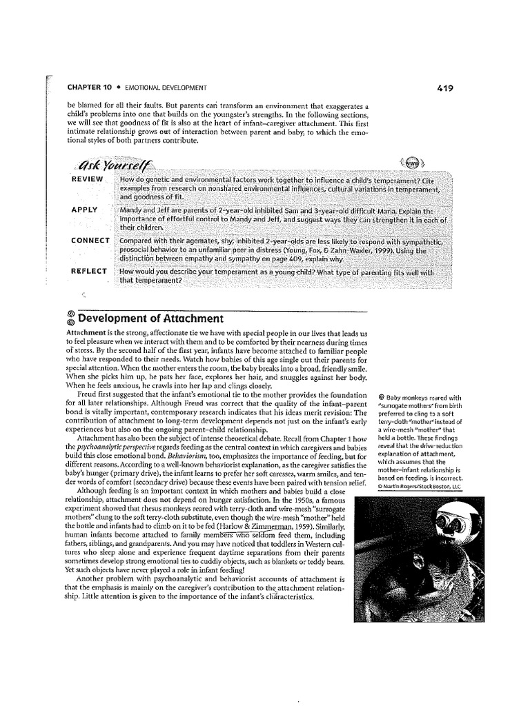 Attachment Theory | PDF