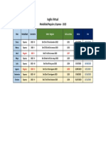 Calendario Académico Ingles 2023