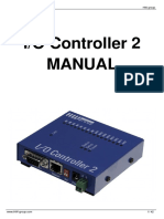 I/O Controller 2 Manual - Ethernet - RS-232/485 + Inputs and Outputs