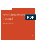 Pertemuan 5 - Proses Pra Produksi Dalam Videografi & Sinematografi