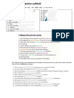 Grade 8 Word Formation