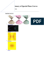 A Visual Dictionary of Special Plane Curves