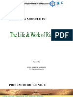 Gec 4109 The Life and Work of Rizal Prelim Module No. 2