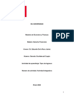 Actividad Integradora Derecho Financiero PDF